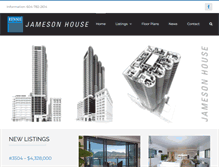 Tablet Screenshot of jamesonhouse.com